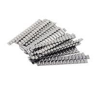 SBS Lot de 100 pinces à chape, ondulées, 70 x 6 mm, en résine de coulée, en résine époxy