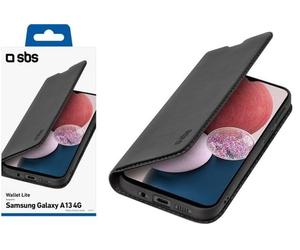 SBS Luxe Portefeuille Lite Étui Coque pour Samsung Galaxy A13 4G/A04S Magnetic
