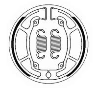 Sbs P2208 Brake Shoe Argenté