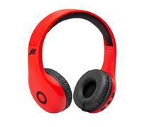 SBS MHHEADPHONBTR écouteur/casque Écouteurs Avec fil &sans fil Arceau Musique Micro-USB Bluetooth Rouge