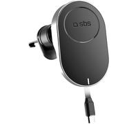 sbs mobile grille de ventilation Support de téléphone portable pour voiture pivotant à 360°, fixation magnétique, avec fonction de charge par induction, avec