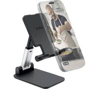 SBS Support de téléphone portable, support de bureau pliable, pour smartphones, tablettes jusqu'à 12" et e-Readers