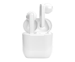 SBS Nubox Casque True Wireless Stereo (TWS) Ecouteurs Appels/Musique USB Type-C Bluetooth Blanc