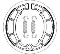 Sbs P2065 Brake Shoes Argenté