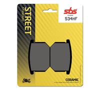 SBS Mobile – Plaquettes de freins Avant 534HF Épaisseur 11 mm Jaune