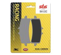 Plaquettes de frein SBS 901DC (jeu par disque) Road Racing Dual Carbon
