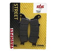 SBS Mobile Plaquettes de frein 736HF Céramique Épaisseur 8,3 mm Jaune