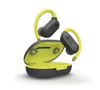 SBS Rhino Twin OWS True Wireless Stéréo Casque d'écoute de Bruit Actif, étui de Charge, Microphone et arceaux intégrés, Commandes tactiles, iPhone, Android, 35 Heures