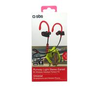 SBS sans Fil Runway Casque Audio sans Fil Écouteurs Remise en Forme Casque Rouge