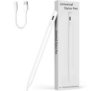 SBS Stylet capacitif pour smartphones et tablettes Blanc - Stylet universel - Stylet