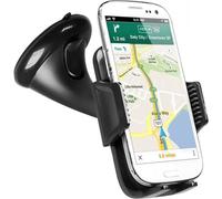 SBS Mobile – Support de téléphone portable TE0UCH1AW pour voiture, ventouse pivotante 360° 55-85 mm