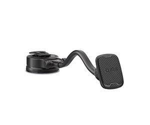 SBS Support magnétique pour Voiture SBS California, Universel avec Bras articulé de 33 cm et pivotant à 360°, Mount pour Pare-Brise et Tableau de Bord avec Ventouse, 2 plaques incluses