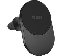 SBS Support voiture pour iPhone compatible avec la fonction de charge MagSafe 15W, noir