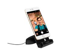 Sbs Table Stand With Recharge Function - Socle De Charge - 1 A (Lightning) - Sur Le Câble : Micro-Usb