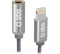 SBS TEADAPTJACKMFIW Câble audio 0,15 m 3.5mm Lightning Blanc (TEADAPTJACKMFIW)
