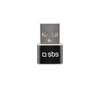 SBS TEADAPTUSBTC changeur de genre de câble USB Type-A USB Type-C Noir