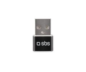 SBS TEADAPTUSBTC changeur de genre de câble USB Type-A USB Type-C Noir