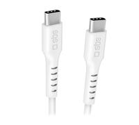 SBS TECABLE3MTCC240W câble USB USB 2.0 3 m USB C Blanc