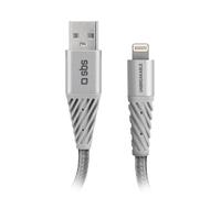 SBS TECABLEUNRELIGK câble Lightning 1,5 m Argent