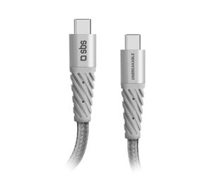 SBS TECABLEUNRELTCCK câble USB USB 2.0 1,5 m USB C Argent