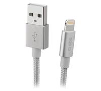 SBS TECABLEUSBIP589BS Câble Lightning 1 M Argent
