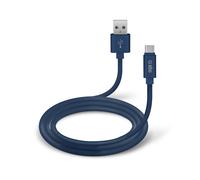 SBS TECABLPOLOTYPECB câble USB 1 m USB 2.0 USB A USB C Bleu