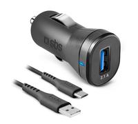 SBS TECRKITMIC21AFAST chargeur d'appareils mobiles Smartphone Noir Allume-cigare Charge rapide Auto
