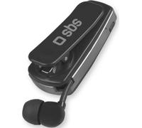 SBS TEROLLCLIPBTK Casque & écouteurs Sans fil intra-auriculaire Appels/Musique Bluetooth Noir