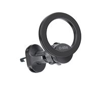 SBS TESUPMAGRING - Support Voiture Passif Smartphone/Mobile ABS Noir, Montage Clip, Rotation 360°, Emballage Boîte avec Crochet, Profondeur 10mm