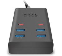SBS TETR4USB2CPD25WK Adaptateur de charge USB-C pour les déplacements