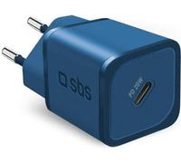 SBS TETRGAN1C20B Chargeur pour appareils mobiles Casque, Enceinte portable, Smartphone, Smartwatch, Tablette Bleu AC Charge rapide Intérieur