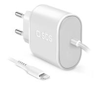 SBS TETRLHSTD89 Adaptateur secteur universel pour iPhone iPad iPod Blanc