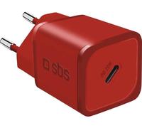 SBS Travel Charger GaN 1x Type-C PD 20W Chargeurs/Câbles de charge/Alimentation spécial rouge
