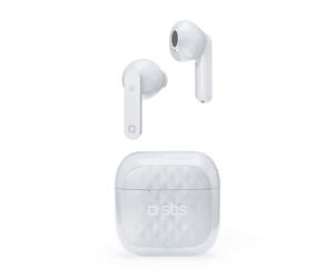 SBS TWS Air Free Écouteurs True Wireless Stereo (TWS) Ecouteurs Appels/Musique Socle de chargement Blanc