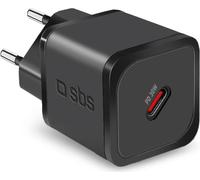 SBS Wall charger GaN 1x type-C 30W Chargeurs/câbles de charge/alimentation spéciaux Noir
