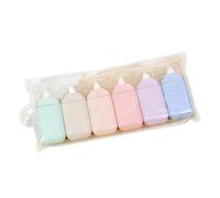 Sbshiouu 6 pièces Compacts Portable Beiges ruban correcteur pour une écriture fluide confort ergonomique couverture dissimulée les bureaux scolaires utilisent du ruban correcteur
