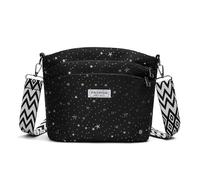 Sbshiouu à bandoulière élégant imprimé étoiles avec sangle réglable et compartiment spacieux, à bandoulière tendance pour un usage quotidien pour dames