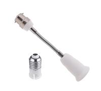 Sbshiouu Adaptateur d'extension B22 vers E27 pour douille de lumière toutes directions pour la maison et le bureau - Ampoule LED réglable