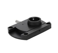 Sbshiouu Adaptateurs de bras de lecture usinés de précision de 20 mm de diamètre pour platines analogiques en aluminium anodisé léger Construction en alliage d'aluminium anodisé Plaque d'adaptateurs