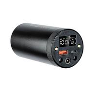 Sbshiouu Boîtier de batterie 46950 résistant aux chocs - Assemblage rapide - Boîtier externe portable en métal avec indicateurs d'alimentation LED - Coque de soudage Powerbank