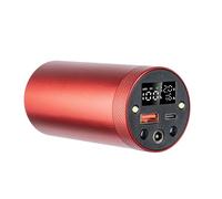 Sbshiouu Boîtier de batterie 46950 résistant aux chocs - Assemblage rapide - Boîtier externe portable en métal avec indicateurs d'alimentation LED - Coque de soudage Powerbank