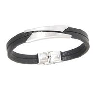 Sbshiouu Bracelet réglable en cuir pour homme et femme - Doux et confortable - Pour un usage quotidien, 22*1cm, Simili cuir