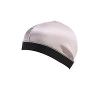Sbshiouu Chapeau de pirate confortable en soie synthétique large bande élastique pour un usage quotidien et les fêtes costumées Bonnet respirant, Argenté., Taille unique