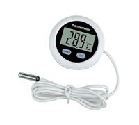Sbshiouu Durability Aquariums Thermometers LCD Screen Fish Tanks Temperature Monitors for Temperature Controls Systems Water Thermometers