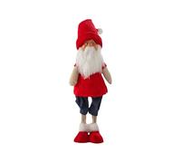 Sbshiouu Figurine de Père Noël/bonhomme de neige/cerf Décoration de la maison Poupées debout Décoration de fenêtre Ornement fait à la main pour l'intérieur