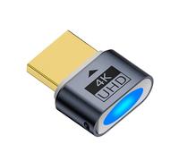 Sbshiouu HDTV Plug Advanced HDTV Virtual Display Dongles pour HDTV Graphics Construction métallique pour l'amélioration de l'image Fiabilité Convertisseurs haute résolution