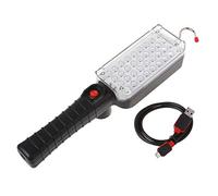 Sbshiouu Lampe de travail portable rechargeable par USB avec aimant et crochet 34 LE Lampe de table Lampe de bureau Clip Projecteur Veilleuse LED Ampoule Tube de Base