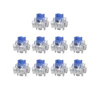 Sbshiouu Lot de 10 pièces de rechange pour plateau de jeu central | Boîtier transparent et poteau central bleu pour pièces de rechange de tableau mécanique, travaux de construction et de