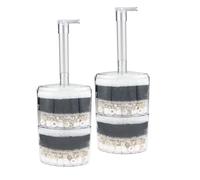 Sbshiouu Lot de 2 filtres biofiltres pour aquarium d'eau douce et d'eau salée Filtre à cartouche en coton