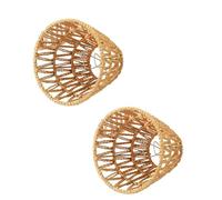 Sbshiouu Luminaire d'intérieur moderne fait à la main en tissu tissé abat-jour pendentif décoration pour ambiances confortables couverture de lumière